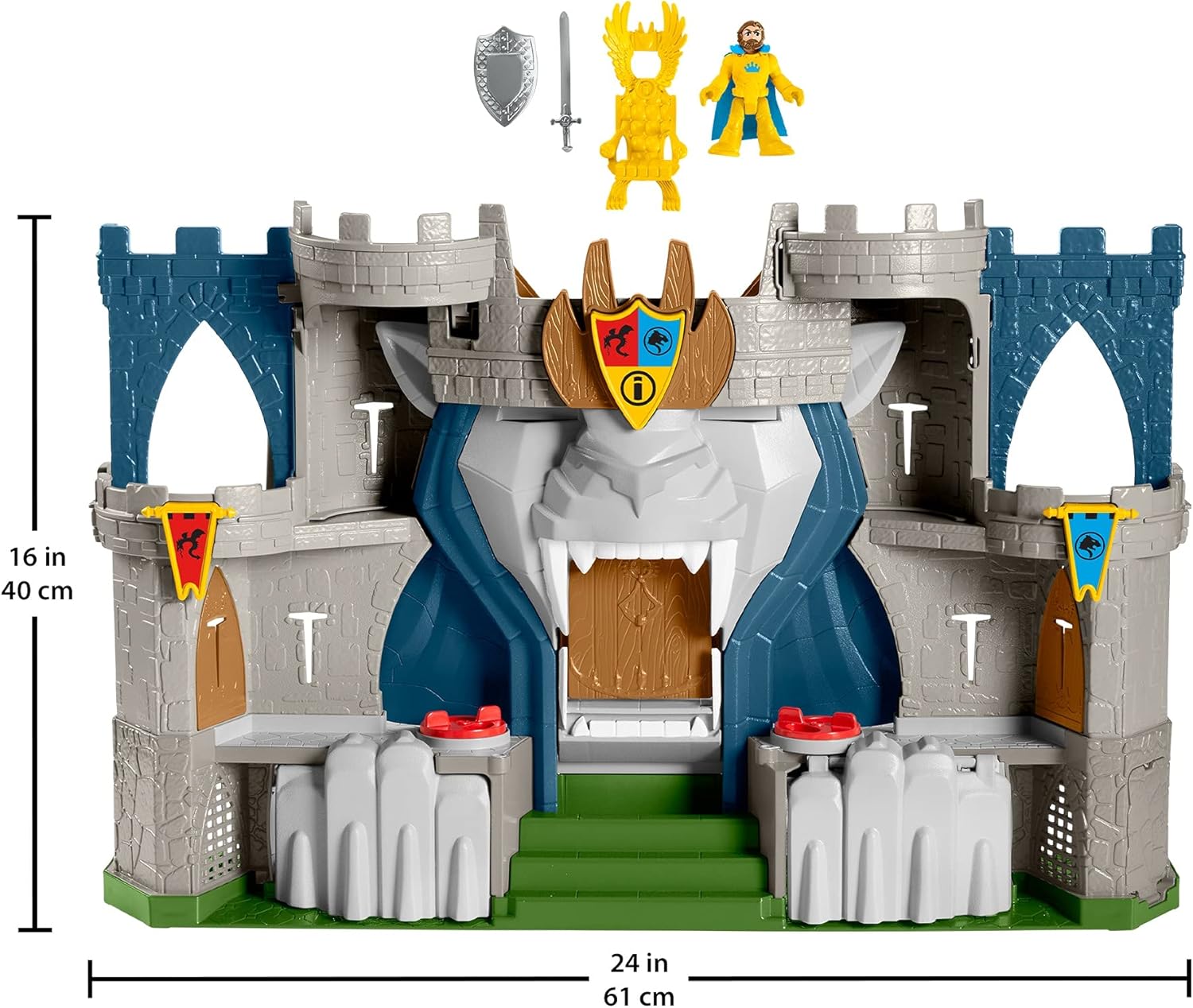 Fisher - Price Imaginext The Lion's Kingdom Castle Medieval - Themed HCG45 - Colorland Toys