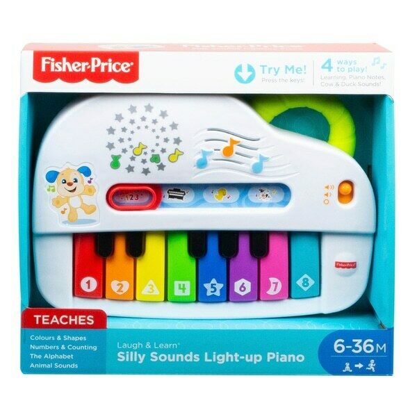 Fisher - Price Laugh & Learn Silly Sounds Light - up Piano GFK04 - Colorland Toys
