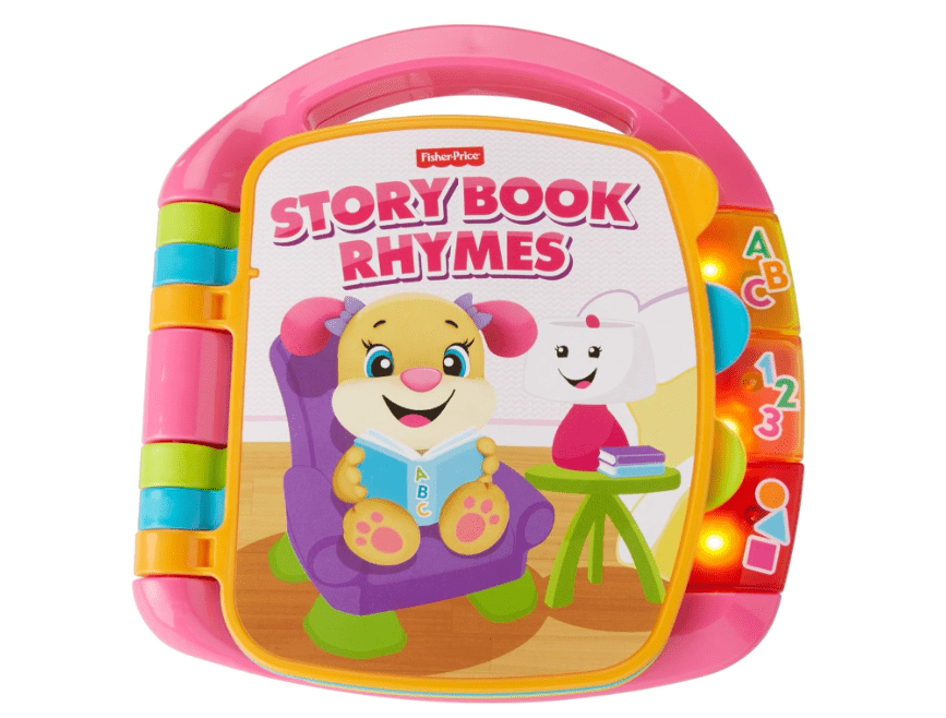 Fisher Price Laugh & Learn Storybook Rhymes Pink DGG70 - Colorland Toys