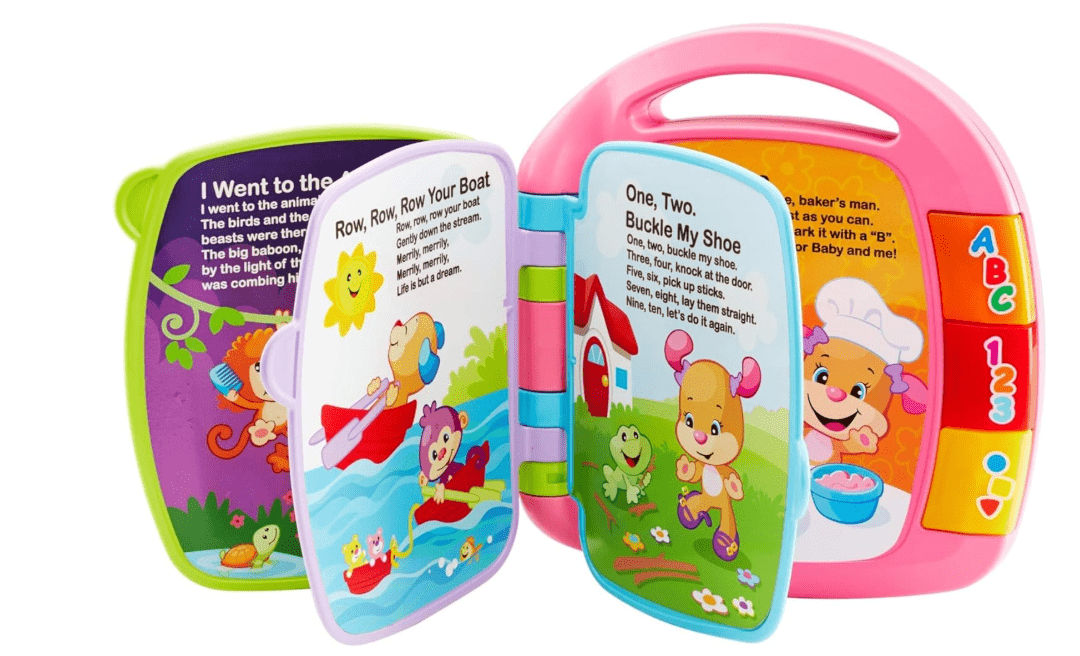 Fisher Price Laugh & Learn Storybook Rhymes Pink DGG70 - Colorland Toys