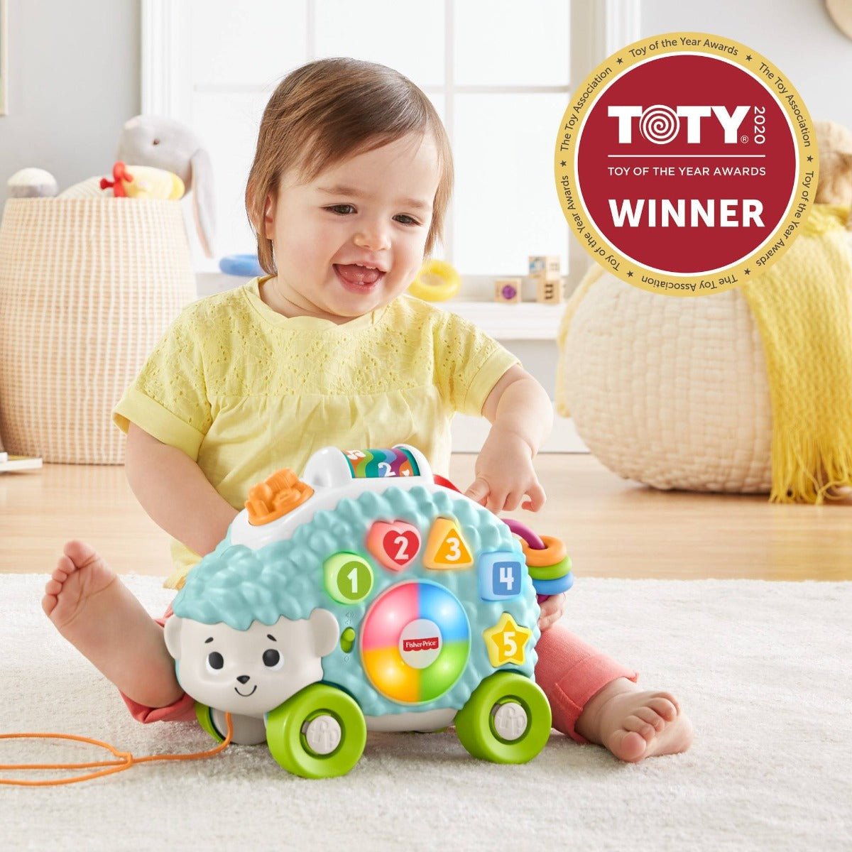 Fisher Price Linkimals Happy Shape Hedgehog Musical - Colorland Toys