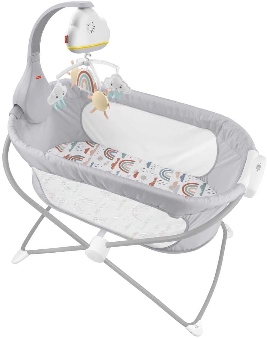 Fisher - Price Rainbow Showers Bassinet to Bedside Mobile HBP40 - Colorland Toys