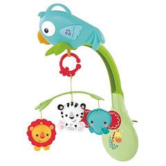 Fisher Price Rainforest Friends 3 - in - 1 Musical Mobile CHR11 - Colorland Toys