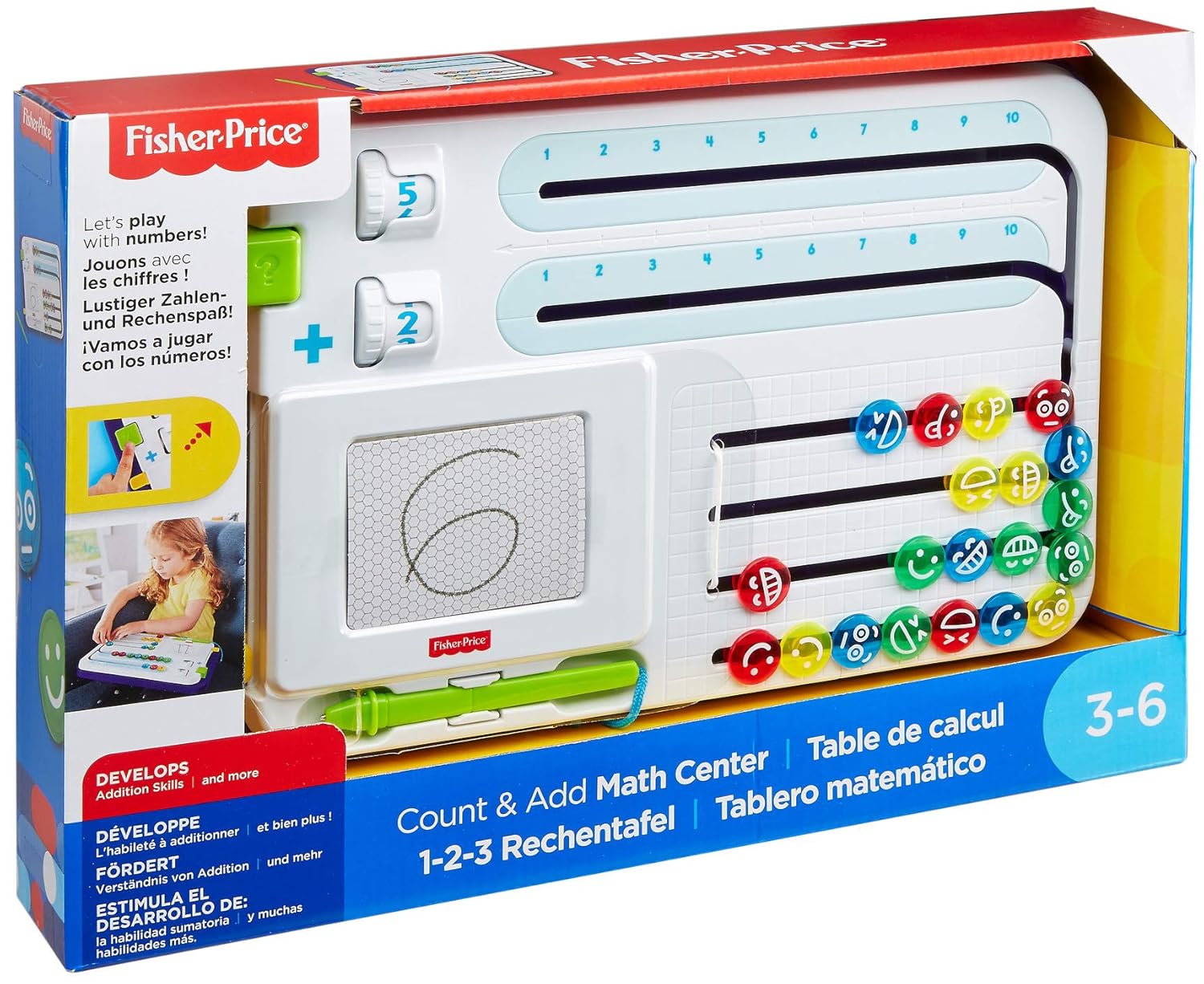 Fisher Price Think and Learn Count and Add Math Center FNK69 - Colorland Toys