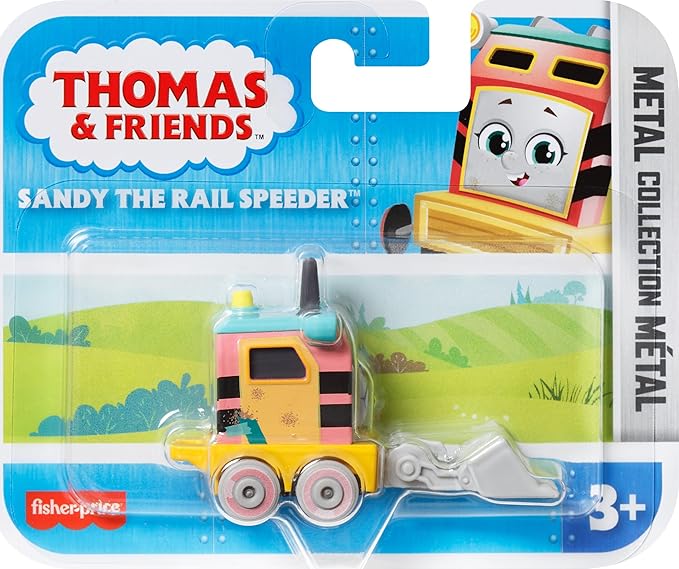 Fisher Price Thomas and Friends Push Along Small Engine - Sandy The Rail Speeder HGR51/HFX89 - Colorland Toys