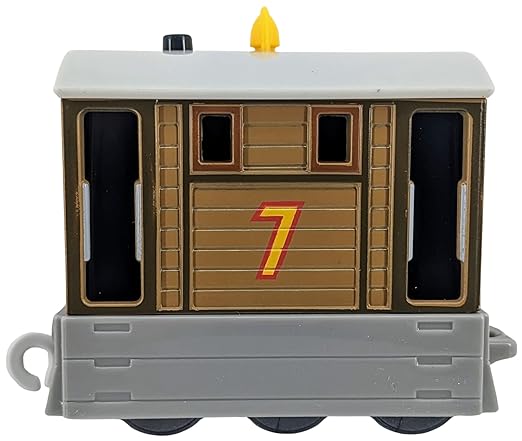 Fisher Price Thomas and Friends Push Along Small Engine - Toby HTN28/HFX89 - Colorland Toys