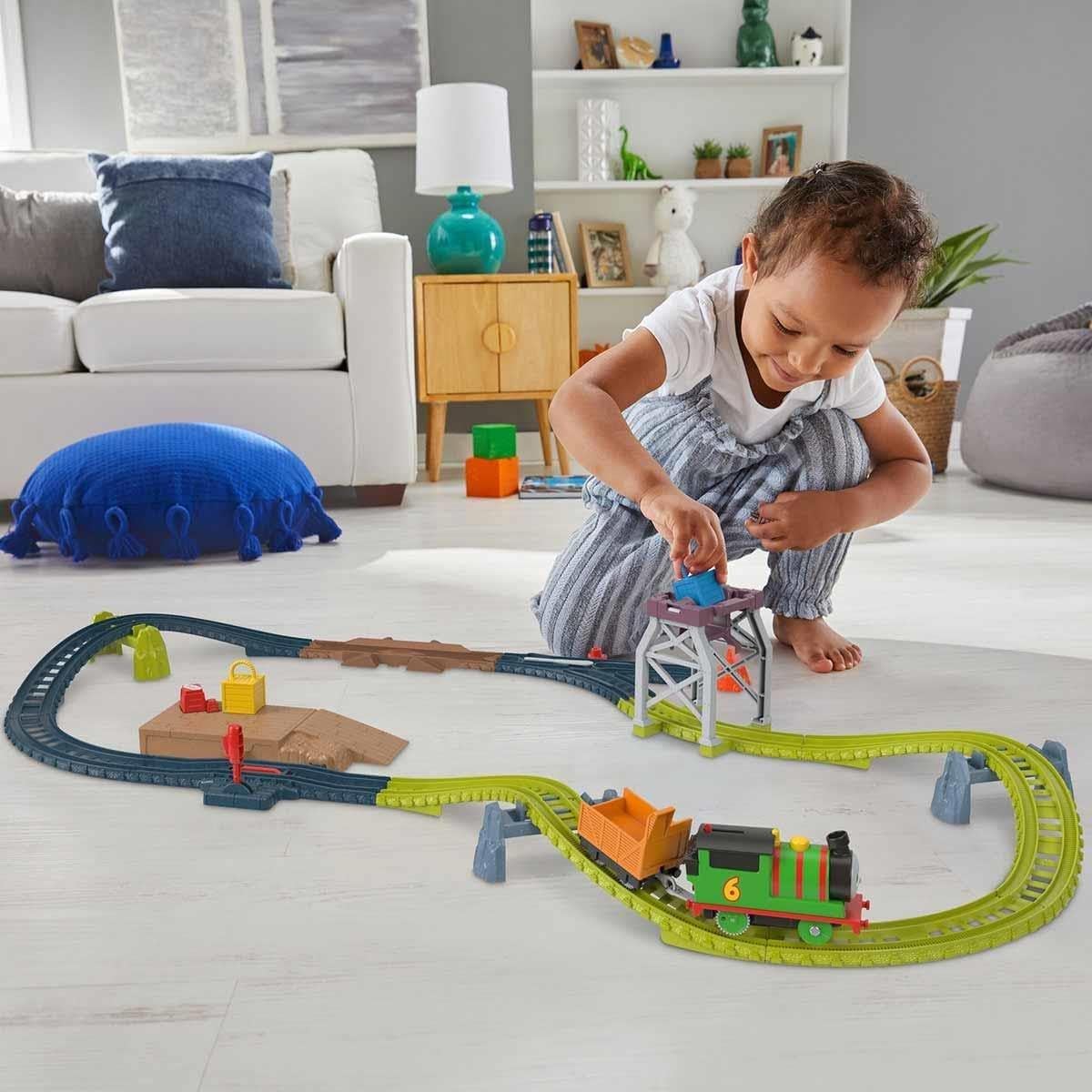 Fisher Price Thomas & Friends Motorized Track Set - Percy's Cargo HGY78/HPN58 - Colorland Toys