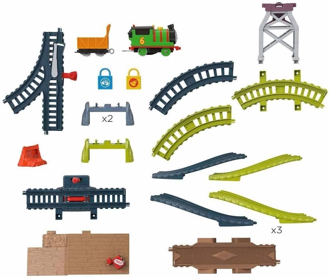 Fisher Price Thomas & Friends Motorized Track Set - Percy's Cargo HGY78/HPN58 - Colorland Toys
