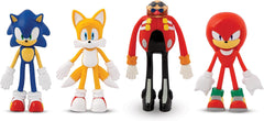 Flexfigs Sonic The Hedgehog 4 Character Pack Asst TCG - 55206 - Colorland Toys