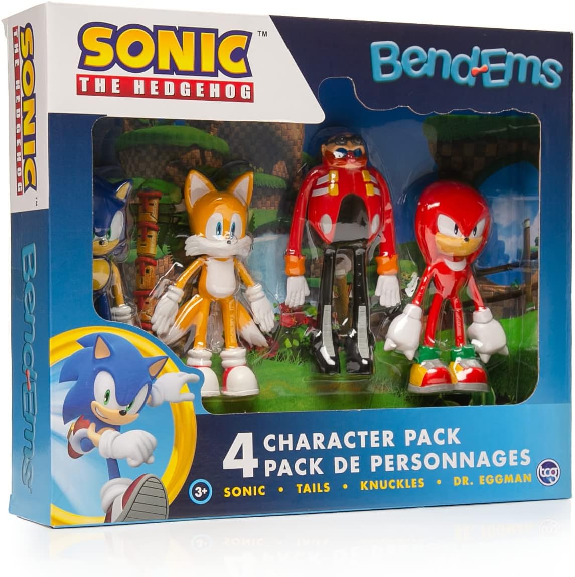 Flexfigs Sonic The Hedgehog 4 Character Pack Asst TCG - 55206 - Colorland Toys