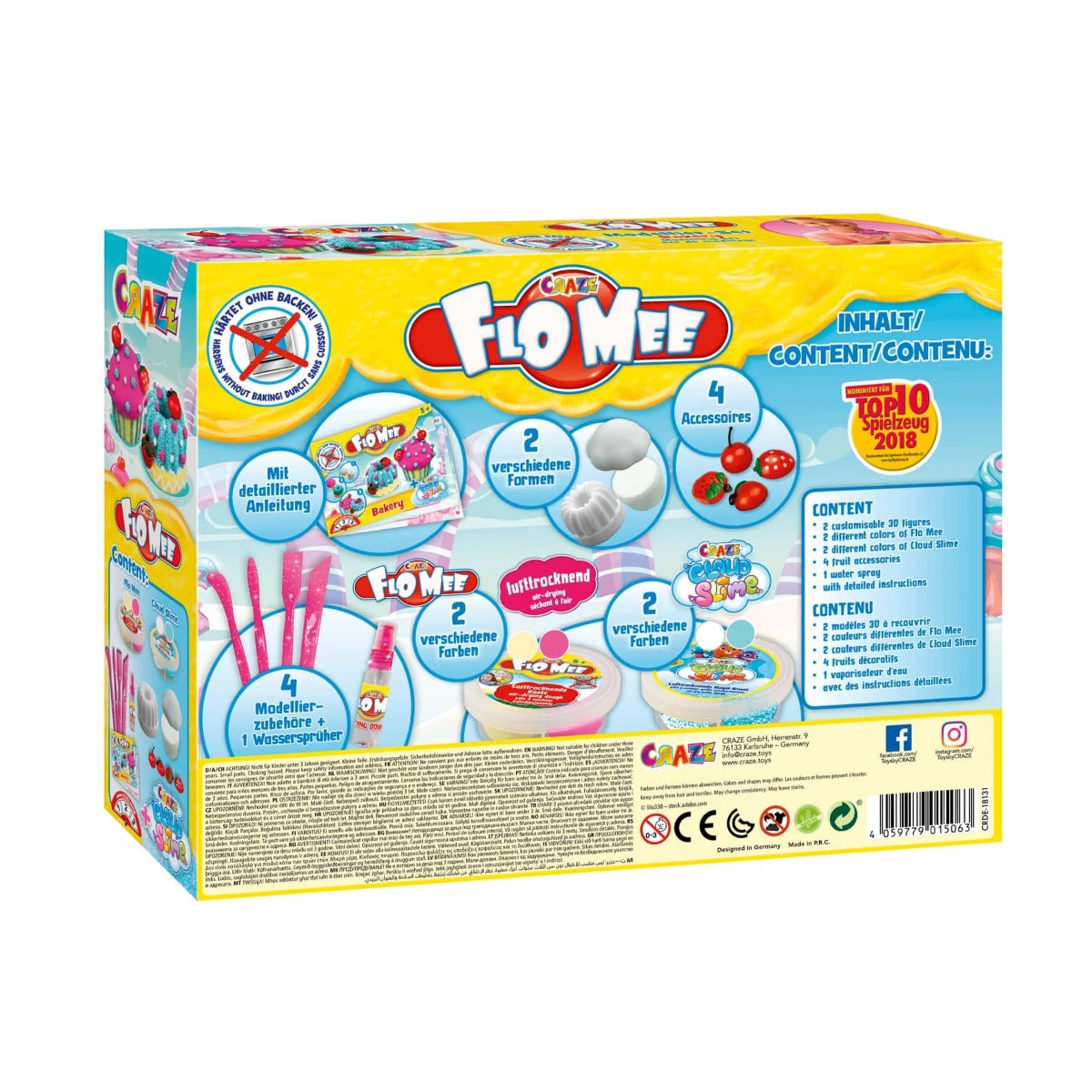 CRAZE Flo Mee meets Cloud Slime Bakery Set 15063 - Colorland Toys