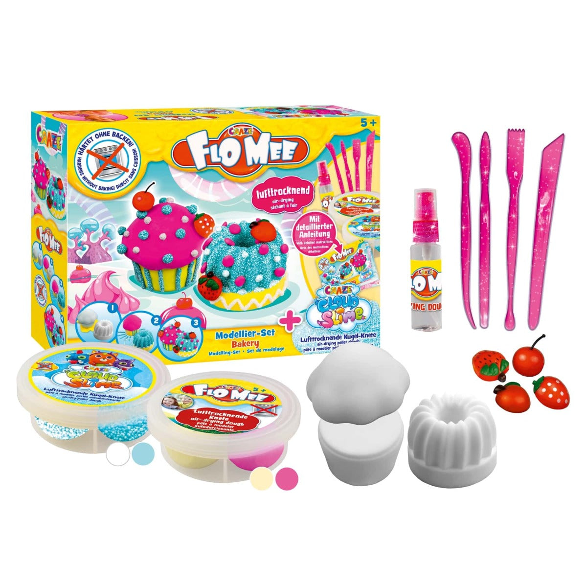 CRAZE Flo Mee meets Cloud Slime Bakery Set 15063 - Colorland Toys