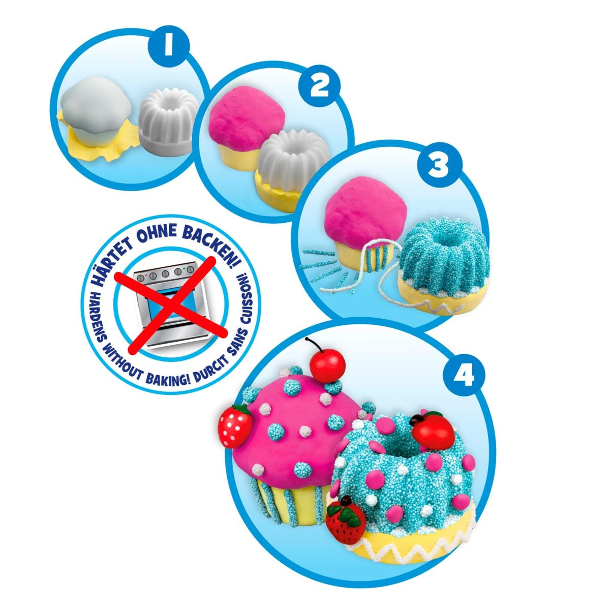 CRAZE Flo Mee meets Cloud Slime Bakery Set 15063 - Colorland Toys