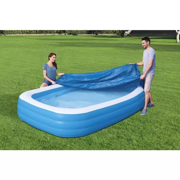 Flowclear PE Tarpaulin Pool Cover for Family Pools 305 x 183 x 56 cm 58108 - Colorland Toys