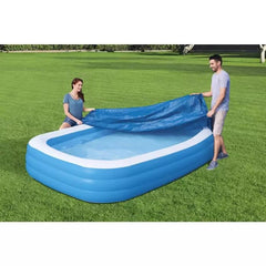 Flowclear PE Tarpaulin Pool Cover for Family Pools 305 x 183 x 56 cm 58108 - Colorland Toys