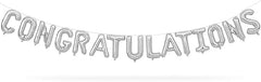 Foil Balloon Kit Congratulatons Silver Color 40 - Cm 0866249 - Colorland Toys
