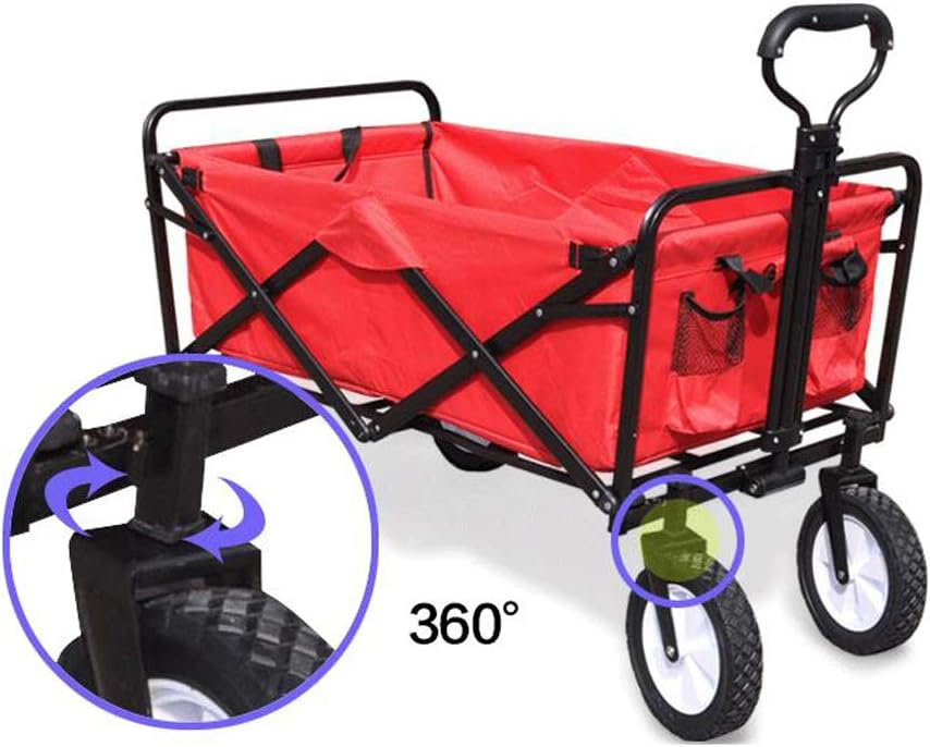 Folding Carriage 8inch Red - Colorland Toys