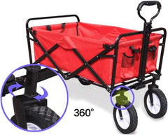 Folding Carriage 8inch Red - Colorland Toys