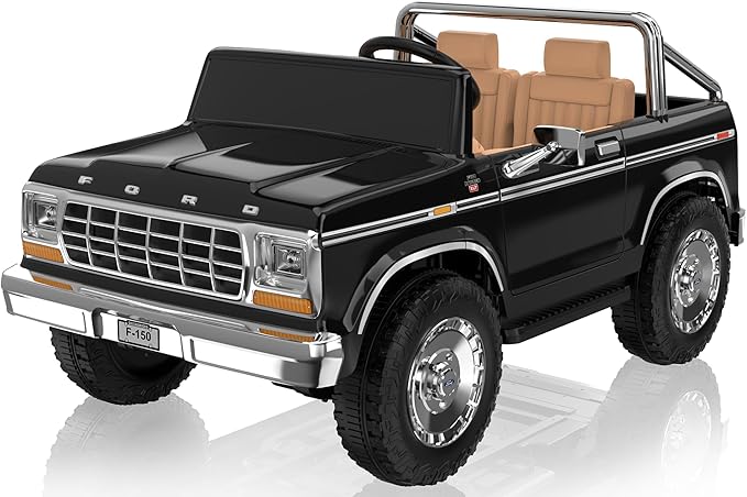 Ford F150 Classic Pickup Ride-On Eva 24V/4M Black S323