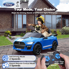 Ford Mustang Shelby 12V7AH Blue 9969B - Colorland Toys