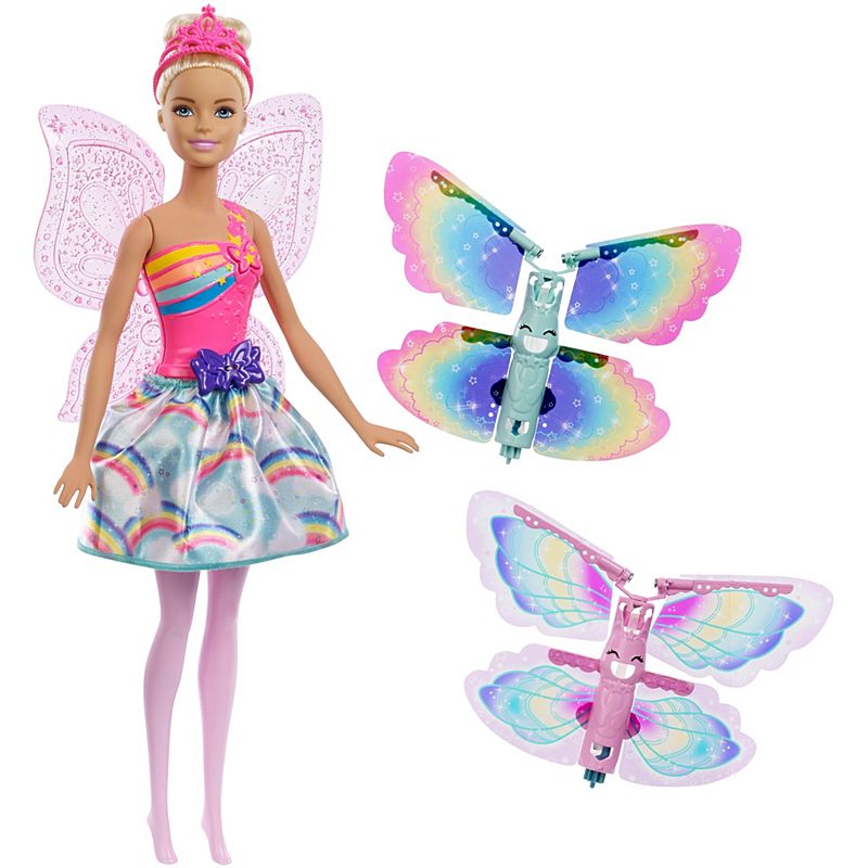 Barbie Dreamtopia Rainbow Cove Flying Wings Fairy Doll FRB08 - Colorland Toys