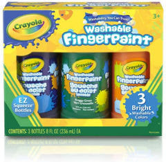Crayola Washable Finger Paint 3 pack 55-1311 - Colorland Toys