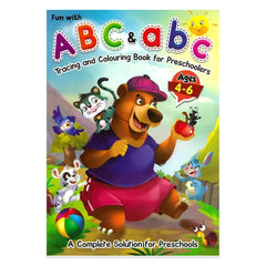 Fun with ABC & abc Tracing & Colouring Book 31919 - Colorland Toys