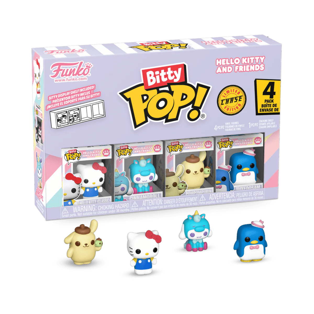 Funko Bitty Pop! Animation: Sanrio - Hello Kitty 4 - Pack FU85713 - Colorland Toys