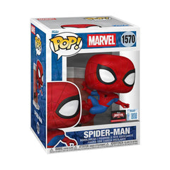 Funko Pop! Premium Spider-Man Leaning | Brand New Day FU91810 - Colorland Toys
