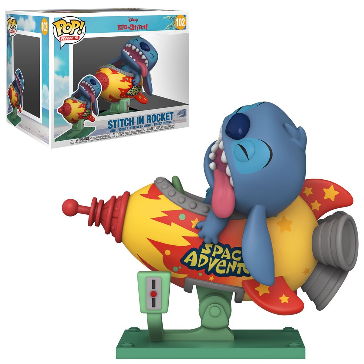 Funko Pop Rides! Disney: Lilo & Stitch - Stitch Rocket Super Deluxe FU55620 - Colorland Toys