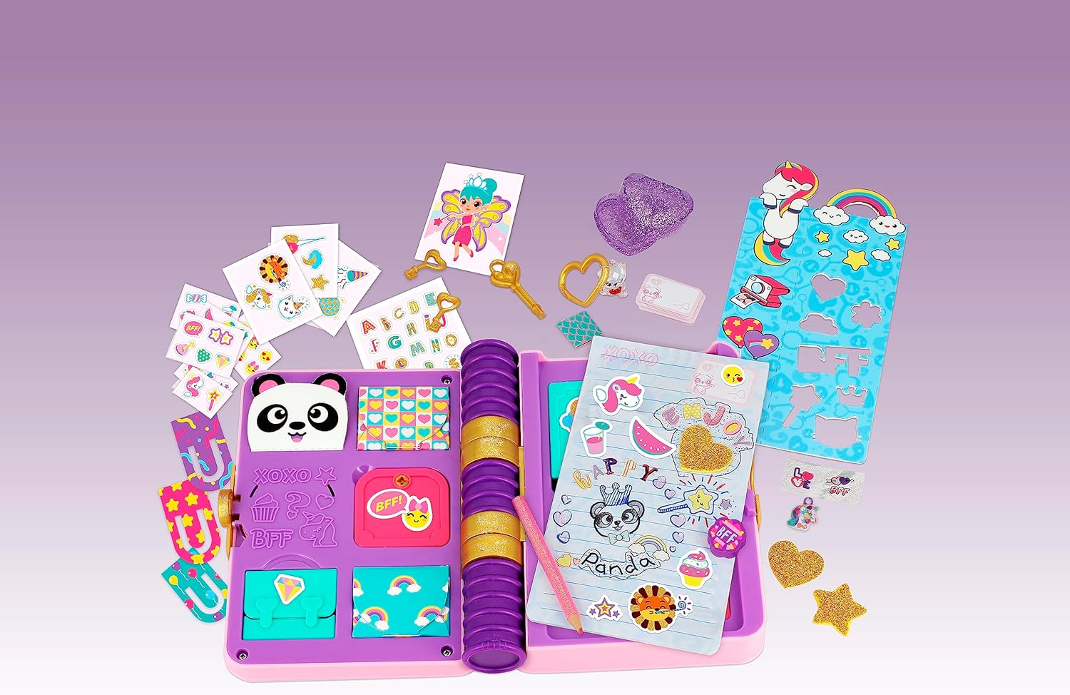 Funlockets Secret Journal Glitter Edition S20223 - Colorland Toys