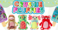 Funris Crushie Fluffies , Crunchy Plush Figures For Kids - Assorted - Colorland Toys