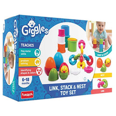 Funskool Giggles Link Stack & Nest Toy Set 2100300 - Colorland Toys