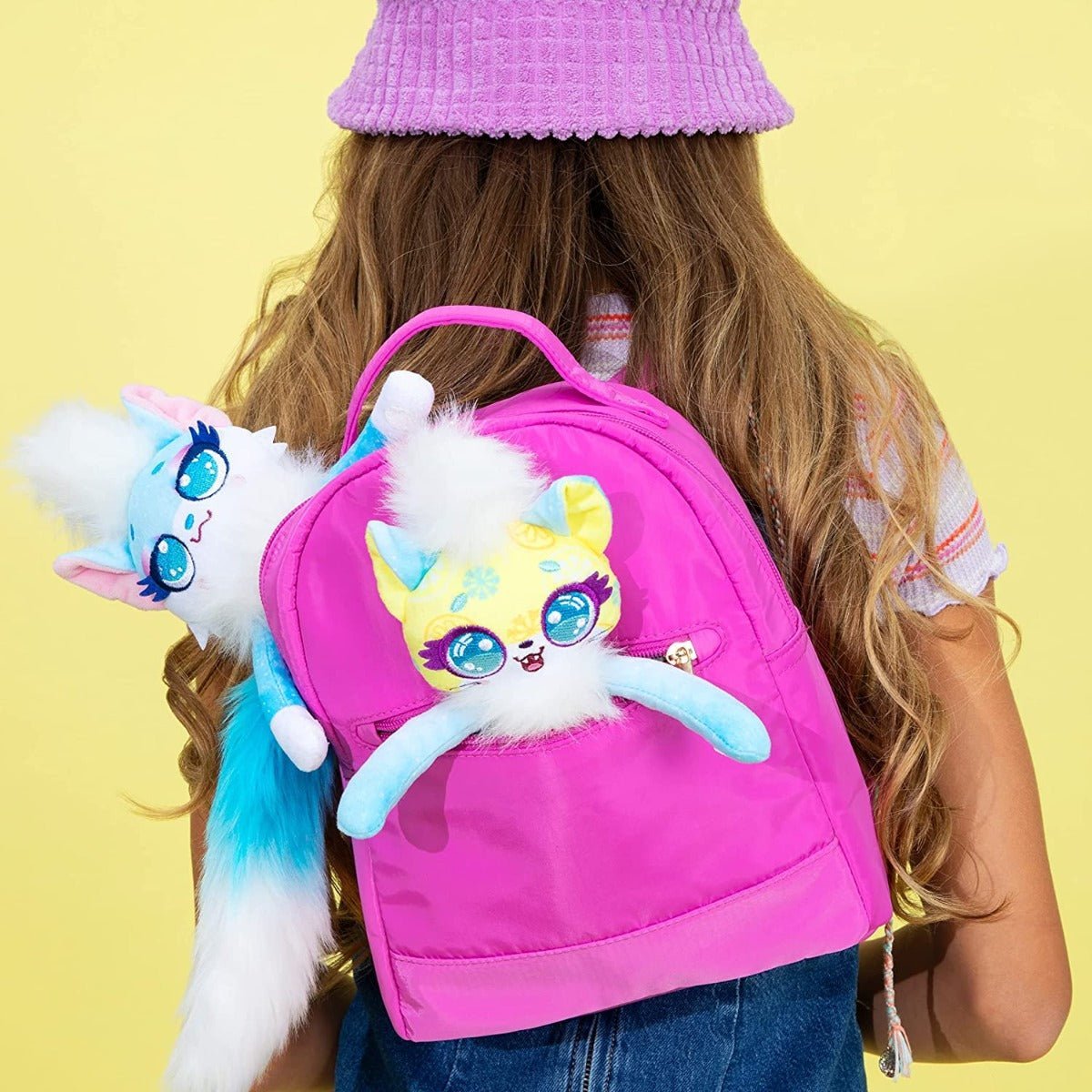 Fur By The Foot Bubblegum Besties Plush Stuffed Animals 58710 - Colorland Toys