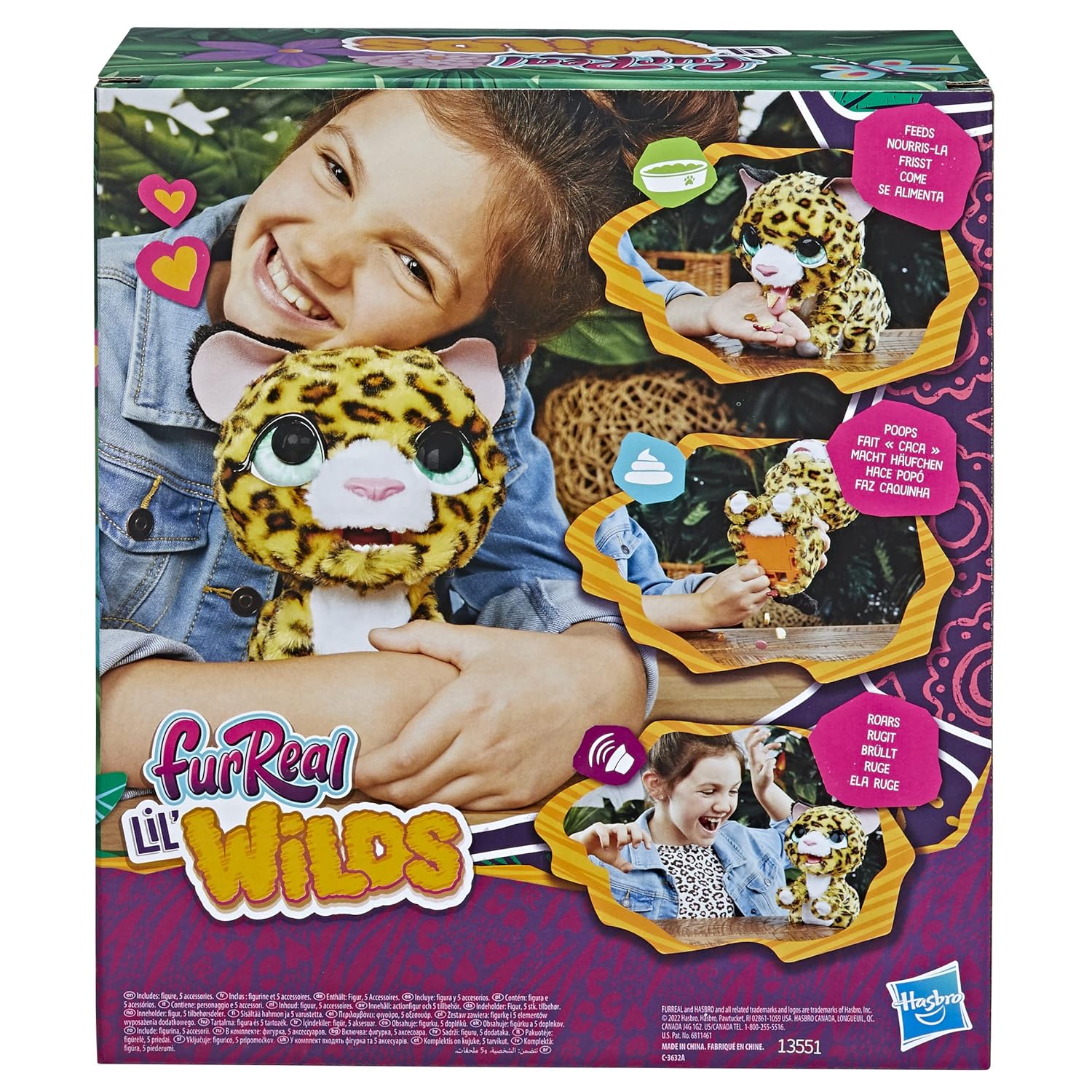 FurReal Lil Wilds Lolly the Leopard Plush Pet F4394 - Colorland Toys