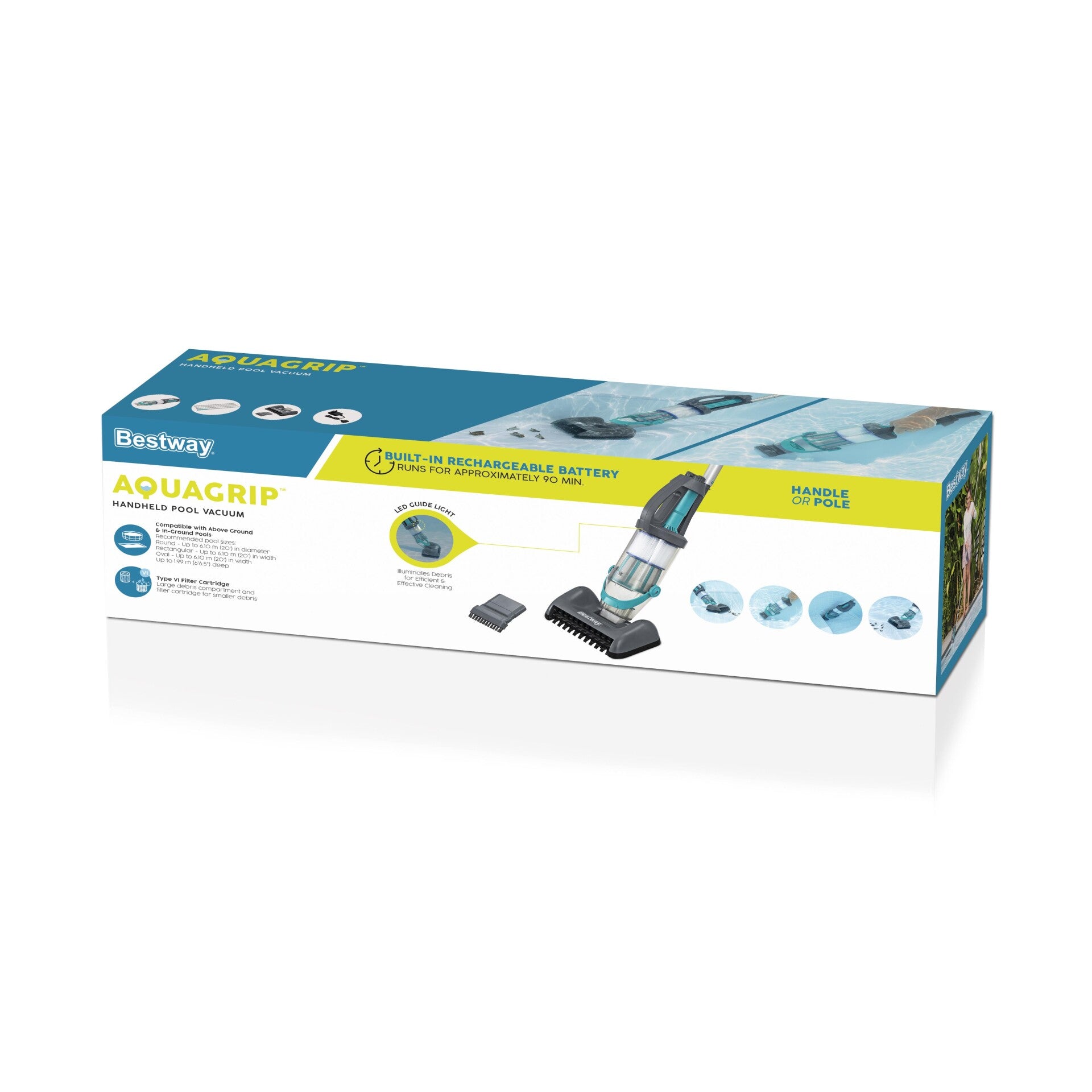 Bestway Aquagrip Handheld Pool Vacuum 58946 - Colorland Toys