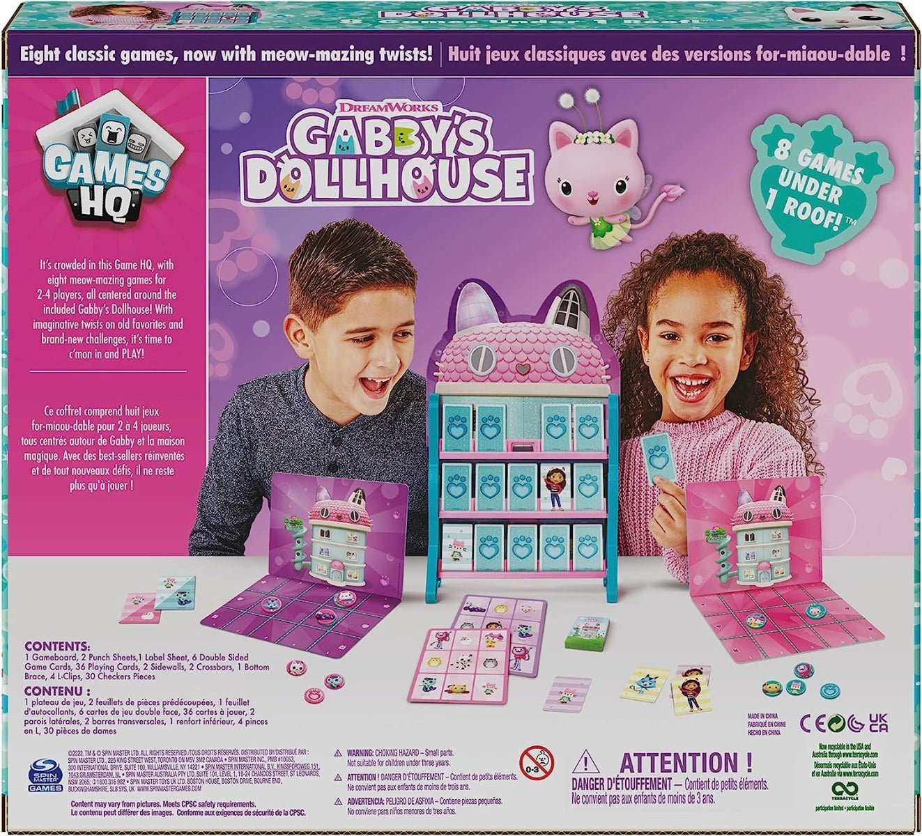 Gabby's Doll House 8 Games Under 1 Roof 6065857 - Colorland Toys