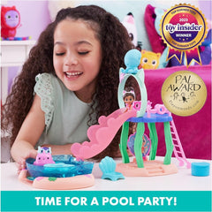 Gabby's Doll House Girls Purrific Pool Playset 6065498 - Colorland Toys