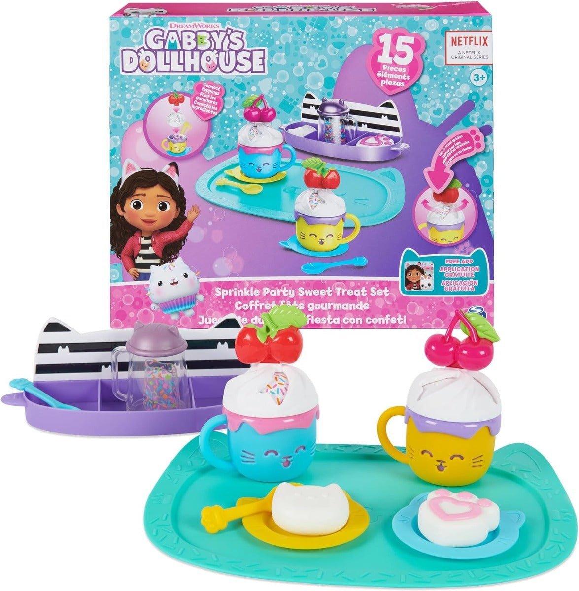 Gabby's Doll House Hot Cocoa Party Sweet Treat Set 6067216 - Colorland Toys