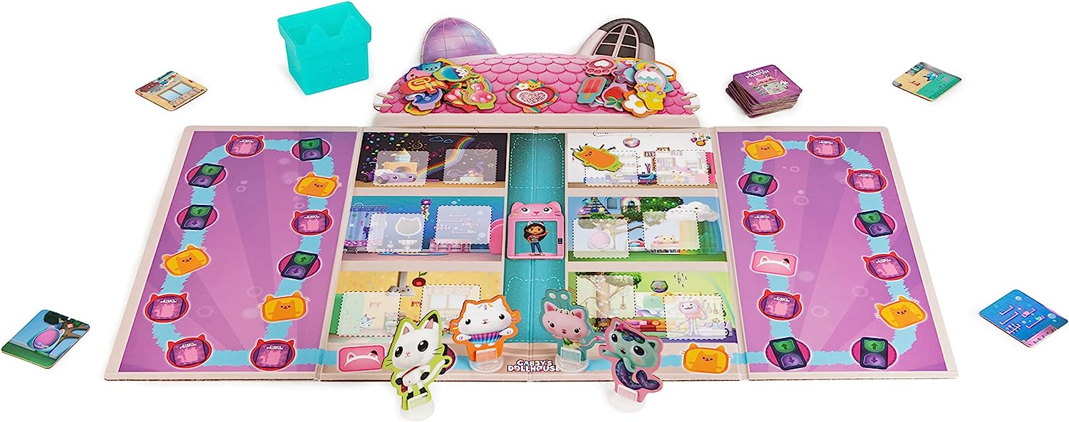 Gabby's Doll House Meow - Mazing Dollhouse Game 6065769 - Colorland Toys