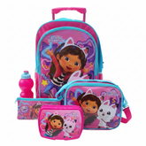Gabby’s Dollhouse - 5 in 1 Value Pack - Trolley Bag 16 inch - Colorland Toys
