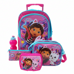 Gabby’s Dollhouse - 5 in 1 Value Pack - Trolley Bag 16 inch - Colorland Toys