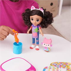 Gabby’s Dollhouse Deluxe Craft Doll Set – 8" Gabby Doll, Baby Box Cat, Magic Water Pad & Water Brush | Creative Art Playset for Kids Ages 3+ - Colorland Toys