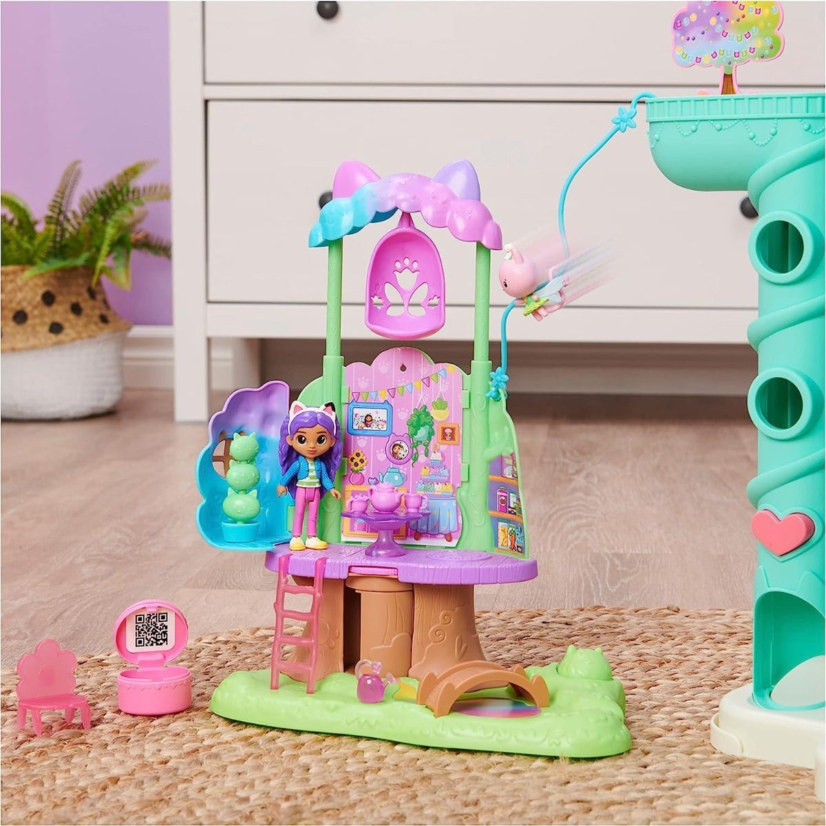 Gabby's Dollhouse Gabby's Kitty Fairy Garden Teahouse 6061583 - Colorland Toys