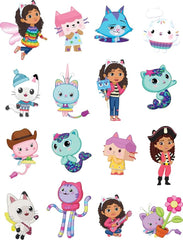 Gabby's Dollhouse Mosaic Stickers & Tattoo Sets DTT - 5048 - Colorland Toys