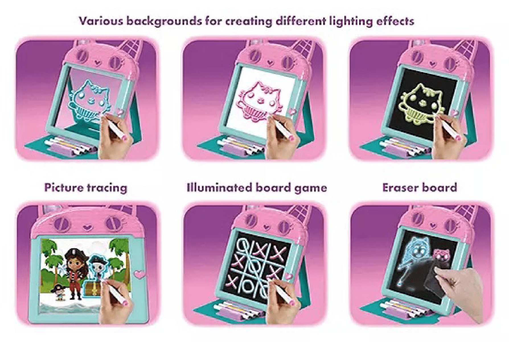 Gabby's Dollhouse Premium Glow Pad DTT - 5191 - Colorland Toys