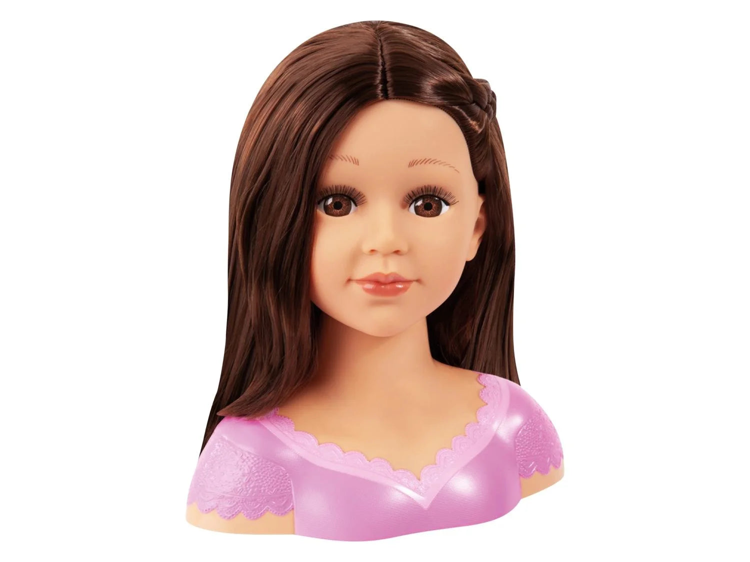 Bayer Top Model Styling Head Brown Hair And Eyes 90088AK - Colorland Toys