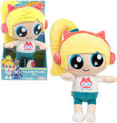Genevieve's Playhouse Talking Plush Singing Doll, 8 Sounds, Cat Headphones - Colorland Toys