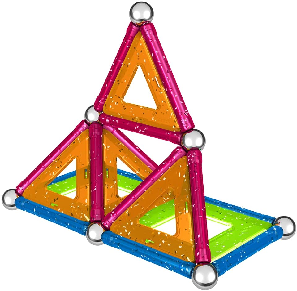 Geomag Glitter Panels 44 pcs 00532 - Colorland Toys