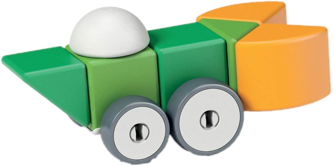 Geomag Magicube 4 Shapes Wheels 13pcs 00202 - Colorland Toys